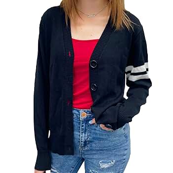 トップス 50s-60s WILSON lettered cardigan black il_1080xN.6783127024_71sg.jpg